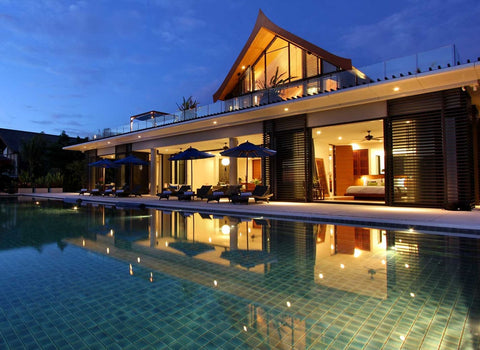 Golden Villa with Pool